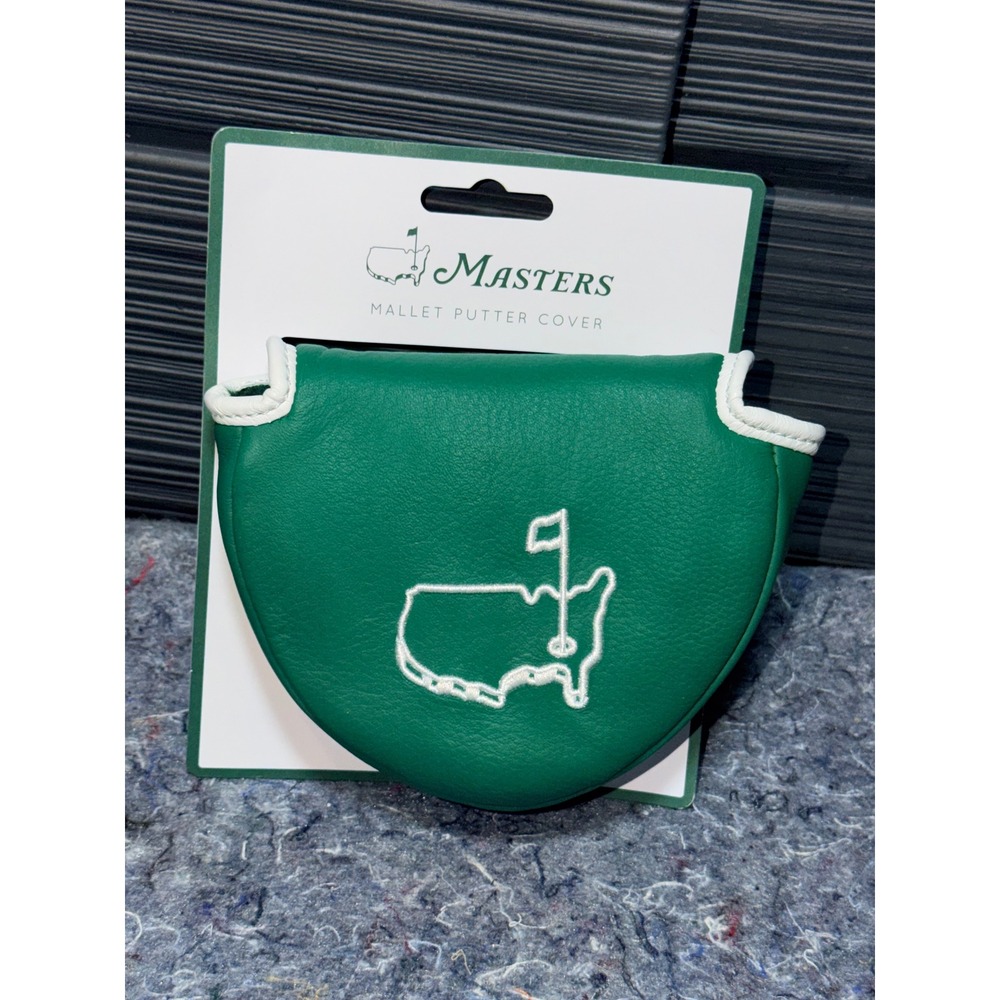Masters Tournament Mallet Putter Cover Green White Logo Augusta National M24LK